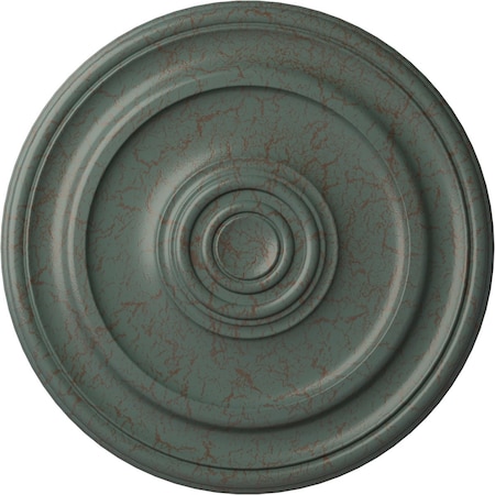 Ekena Millwork Kepler Traditional Medallion (For Canopies up to 4 1/2"), 19 3/4"OD x 1 1/2"P, Cloud Burst Crackle CM20KPCBC